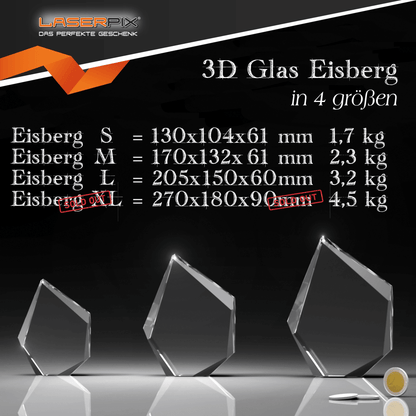 Eisberg 3 Größen zur auswahl